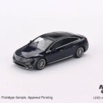 Mini GT 1/64 Mercedes-Benz EQS 580 4MATIC Nautical Blue Metallic