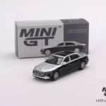 Mini GT 1/64 Mercedes-Maybach S680 Cirrus Silver / Nautical Blue Metallic