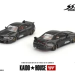 Kaido House MINIGT 116 Skyline GTR R33 Active Carbon R Diecast Model Car