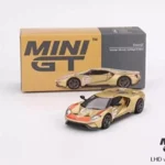 Mini GT #536 Ford GT Holman Moody Heritage Edition - Gold