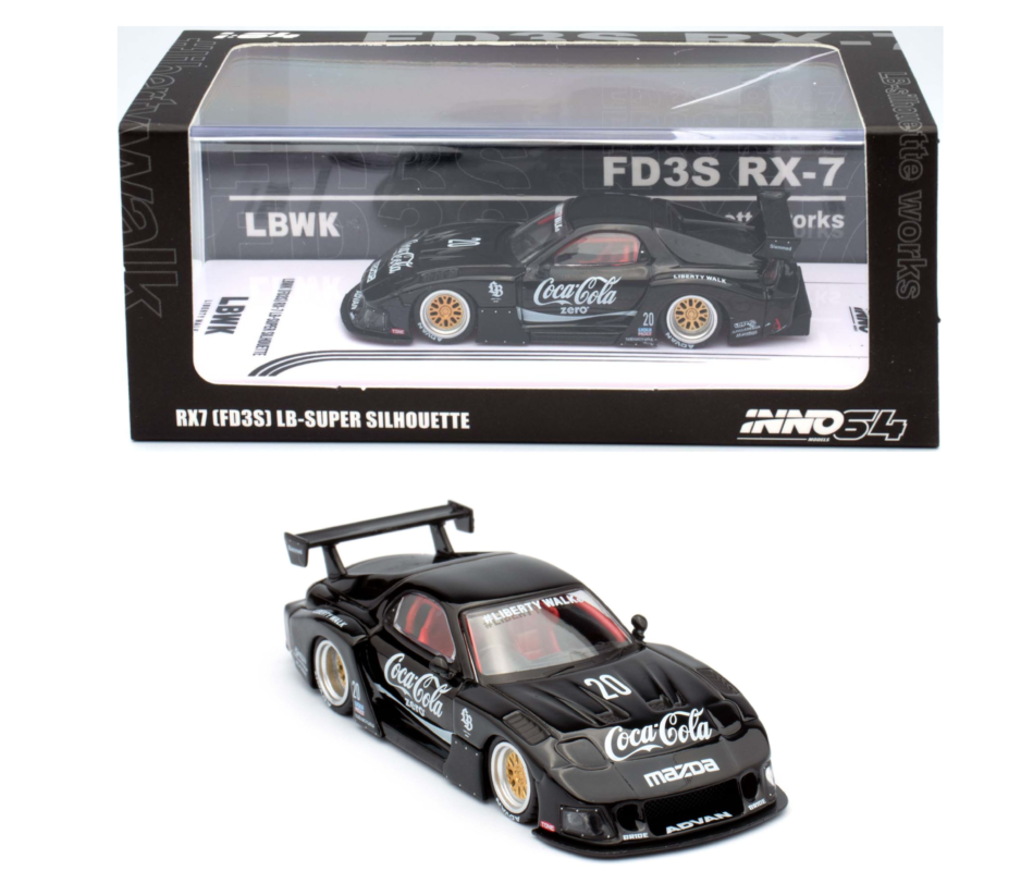 Inno64 1/64 - Mazda RX-7 (FD3S) LB-Super Silhouette Coca-Cola Edition ...