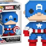 Funko Pop! Marvel - Captain America 8-Bit (Avengers) No:1426 - Target Exclusive