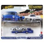 Hot Wheels Premium Car Culture Team Transport Mercedes-Benz 300 SL & 55 Mercedes-Benz Transporter