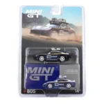 Mini GT 1/64 Porsche 911 Dakar Rallye Design Package White / Gentian Blue Metallic Blister Paket