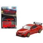 Mini GT MiJo Exclusives Nissan Skyline GT-R Tommykaira R-Z Red 1/64 Ölçek Diecast Model