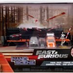 Jada Toys Fast & Furious Nano Scene Diorama: Train Heist Scene