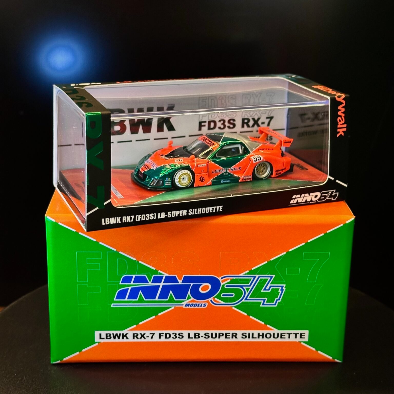 CHASE Inno64 – LBWK RX-7 (FD3S) LB-Super Silhouette - Luna Toyverse