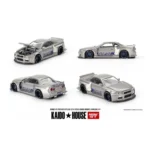 Mini GT x Kaido House Nissan Skyline GT-R (R34) 1/64 Ölçek Diecast Model