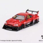 Mini Gt Nissan LB-ER34 Super Silhouette Skyline (Red/Black) No:843