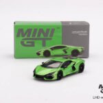 Mini GT 1/64 Lamborghini Revuelto Verde Selvans – Diecast Model Araba