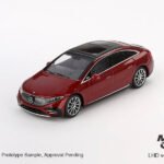 Mini GT 1/64 Mercedes-Benz EQS 580 4MATIC – Red Metallic