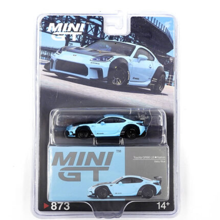 Mini GT 1/64 Toyota GR86 LB Nation – Baby Blue – Blister Paket – Diecast Model Araba