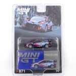 Mini GT 1/64 Hyundai i20 N Rally1 Hybrid – 2024 Rallye Monte-Carlo Winner – Blister Paket – Diecast Model Araba