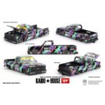 Mini GT 1/64 Kaido House Chevrolet Silverado KAIDO HKS V1 – Diecast Model Araba
