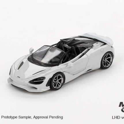 Mini GT 1/64 McLaren 750S Spider Cirrus Grey – Diecast Model Araba