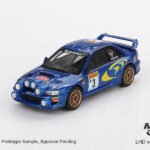 Mini GT 1/64 Subaru Impreza WRC98 – 1998 Rally Monte-Carlo #3 (3rd Place) – Diecast Model Araba