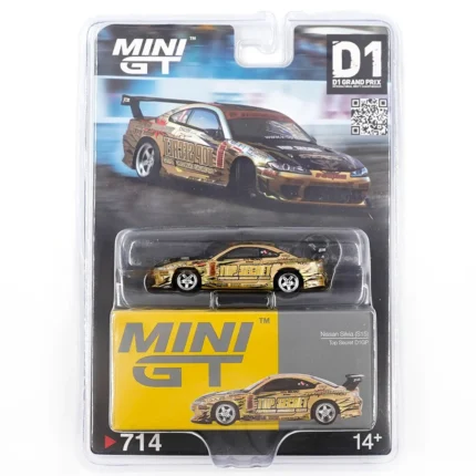 Mini GT 1/64 Nissan Silvia (S15) Top Secret D1GP - Blister Paket MGT00714-BL