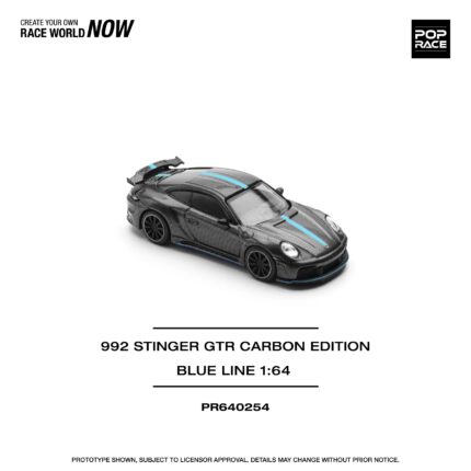 Pop Race Porsche 992 Stinger GTR Carbon Edition (Blue Line)