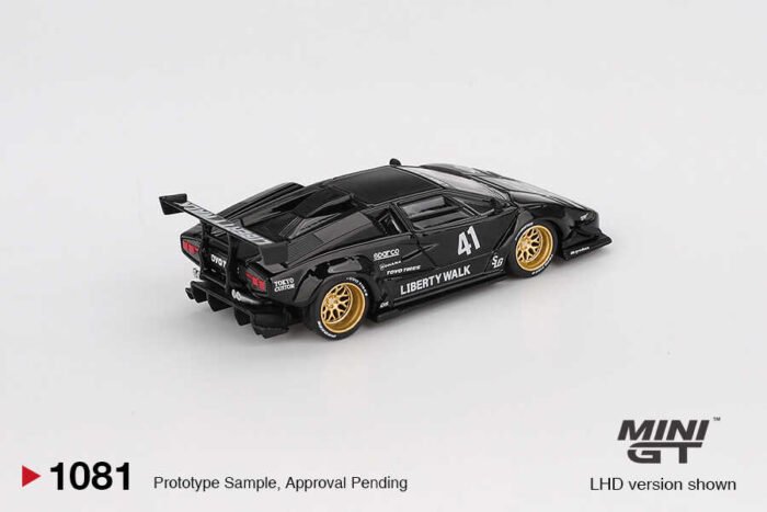Mini GT 1:64 Lamborghini Countach LB-WORKS Black - Luna Toyverse