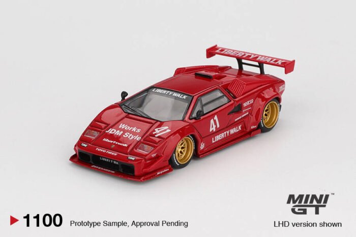 Mini GT 1:64 Lamborghini Countach LB-WORKS Red - Luna Toyverse