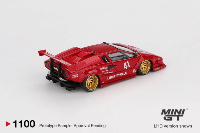 Mini GT 1:64 Lamborghini Countach LB-WORKS Red - Luna Toyverse