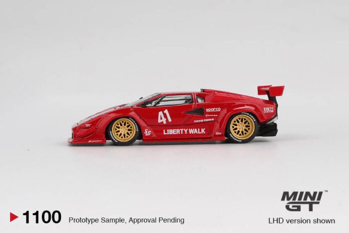 Mini GT 1:64 Lamborghini Countach LB-WORKS Red - Luna Toyverse