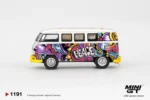 Mini GT 1/64 Volkswagen T1 Microbus Mizu Design - Görsel 2