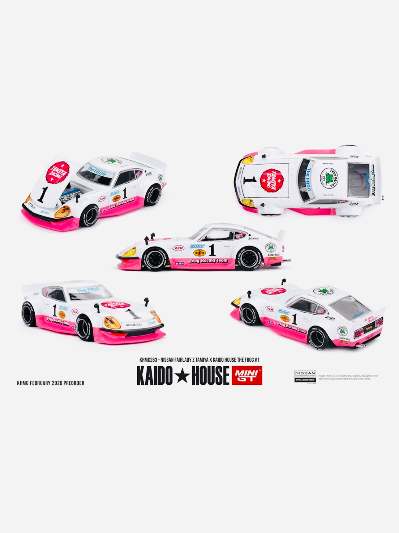A8873441-6192-49DF-9790-70CC95A78C7B Mini GT 1/64 Nissan Fairlady Z TAMIYA x KAIDO HOUSE The FROG V1 - Görsel 1