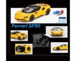 BBR Models 1:64 Ferrari SF90 – Giallo Modena Yellow BBRFER64031 - Görsel 2