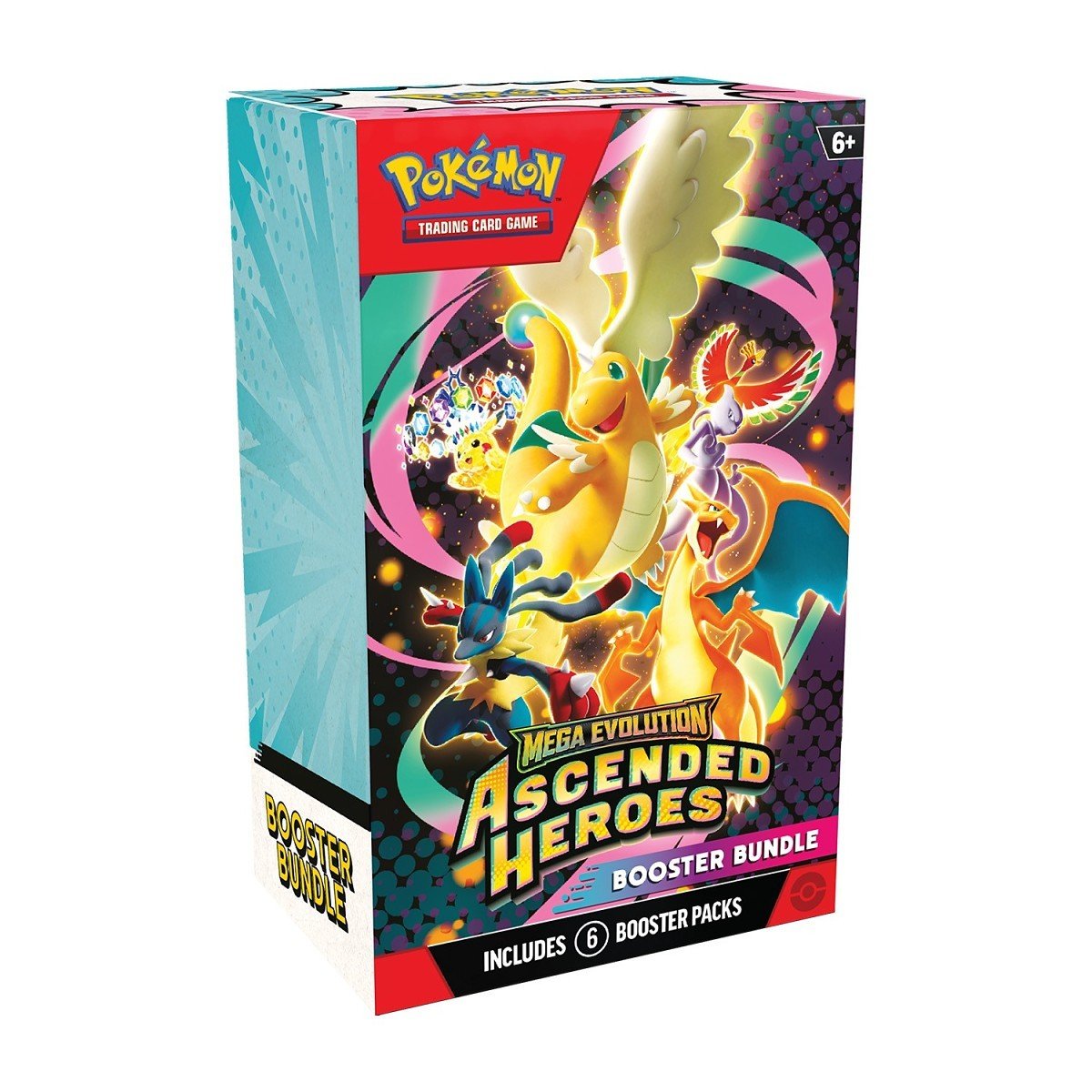 P11437_10-10311-114_01 Pokémon TCG: Mega Evolution-Ascended Heroes Booster Bundle (6 Packs) - Görsel 1