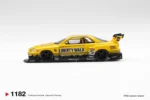 Mini GT 1/64 Nissan LB-ER34 Super Silhouette SKYLINE Sport Yellow - Görsel 2