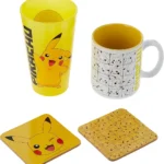 POKEMON - Pck Glass XXL + Mug + 2 Coasters ''Pikachu''