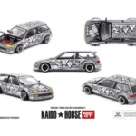 Kaido House x Mini GT Honda Civic (EF) Kaido Manga V1 – Silver KHMG260