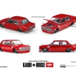 Kaido House x Mini GT 1:64 Datsun 510 Street Nismo V3 – Red KHMG229