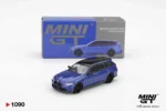 Mini GT BMW M3 Competition Touring Portimao Blue Metallic MGT01090 1:64 Diecast Model Araba