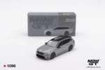 Mini GT BMW M5 Touring G99 Brooklyn Grey Metallic MGT01096 1:64 Diecast Model Araba