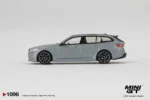 Mini GT BMW M5 Touring G99 Brooklyn Grey Metallic MGT01096 1:64 Diecast Model Araba - Görsel 3