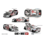 Mini GT 1/64 Nissan Skyline GT-R R34 Kaido Star Racing V1
