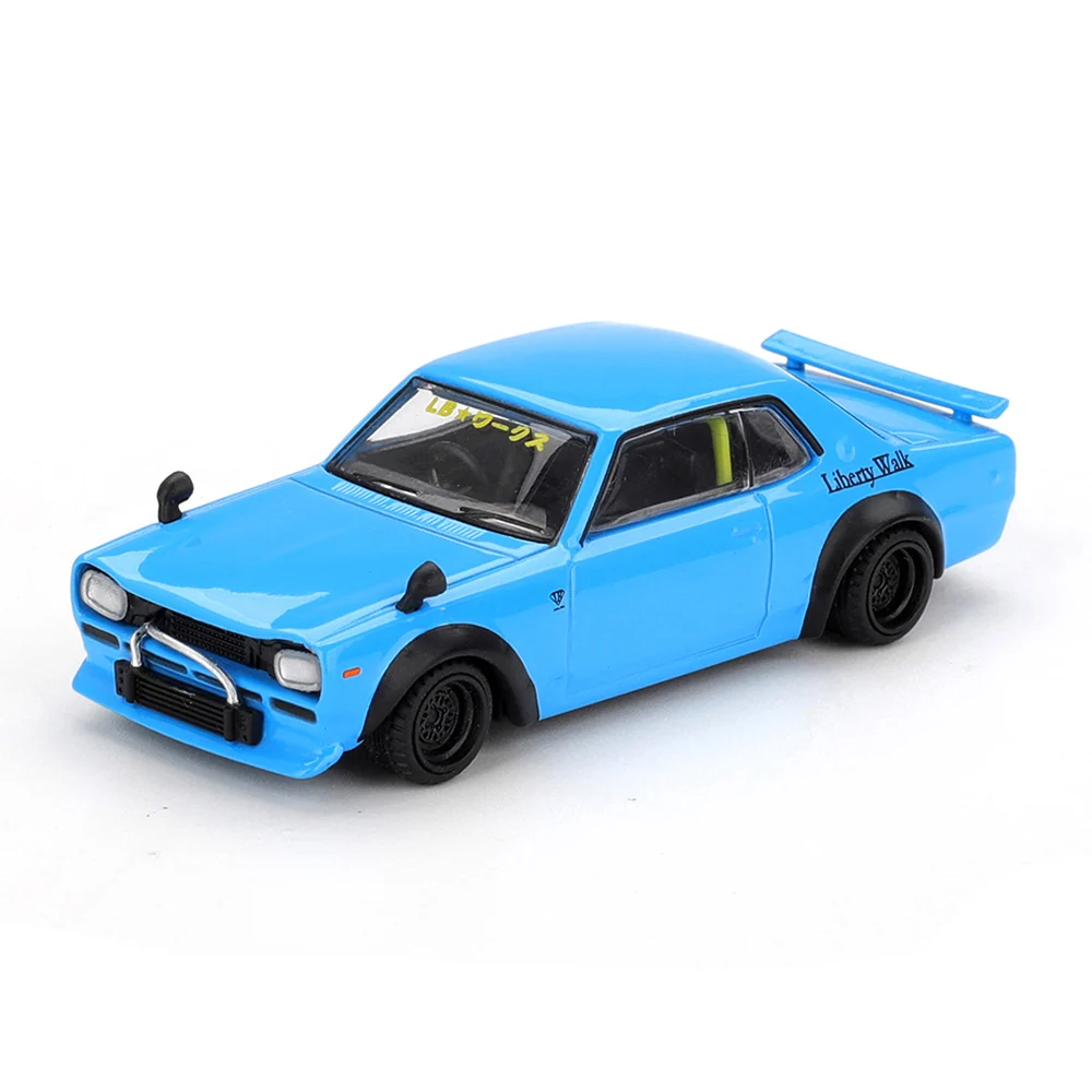 rtuynhgj Mini GT 1/64 Nissan LB Works HAKOSUKA Baby Blue - Görsel 1